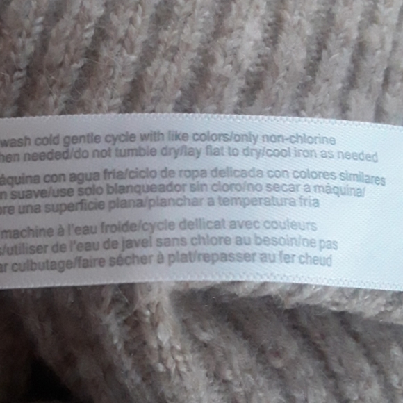 ⚜️ KNIT SWEATER JUMPSUIT HEATHERED OATMEAL FLECK NWOT - Picture 12 of 16